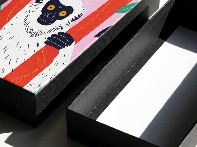 Box med lock - Eget tryck & Egen design - Förpackning i finkartong - Enklapack.se