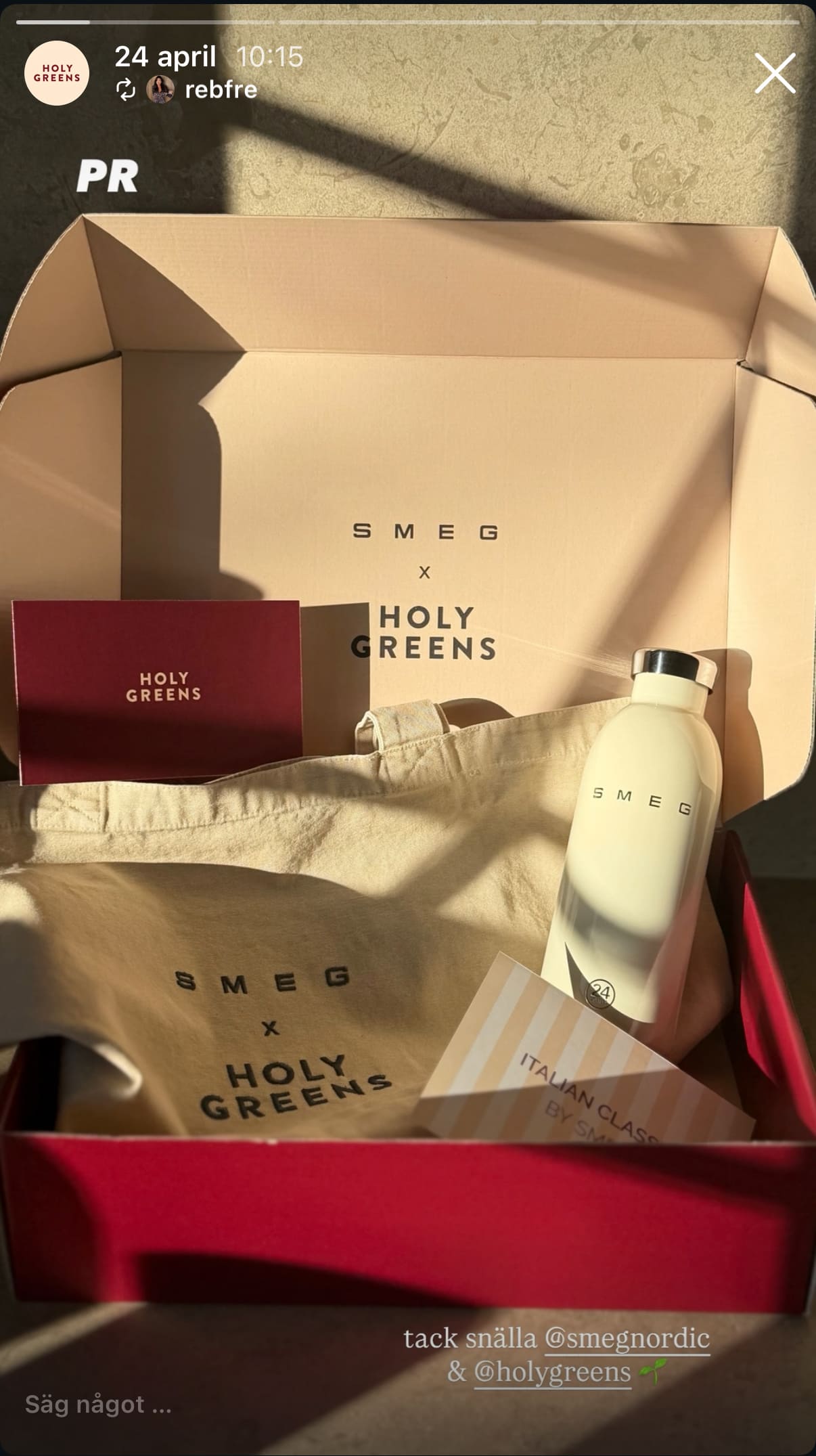 Holy Greens x Smeg - Förpackning & Unboxing från Enklapack.se